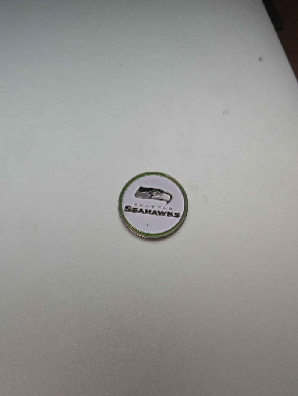 Seattle Seahawks Round Enamel Coin-